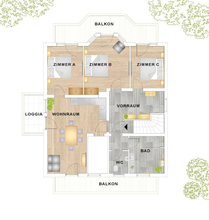 플라차우 Oberschartlhof 아파트 외부 사진